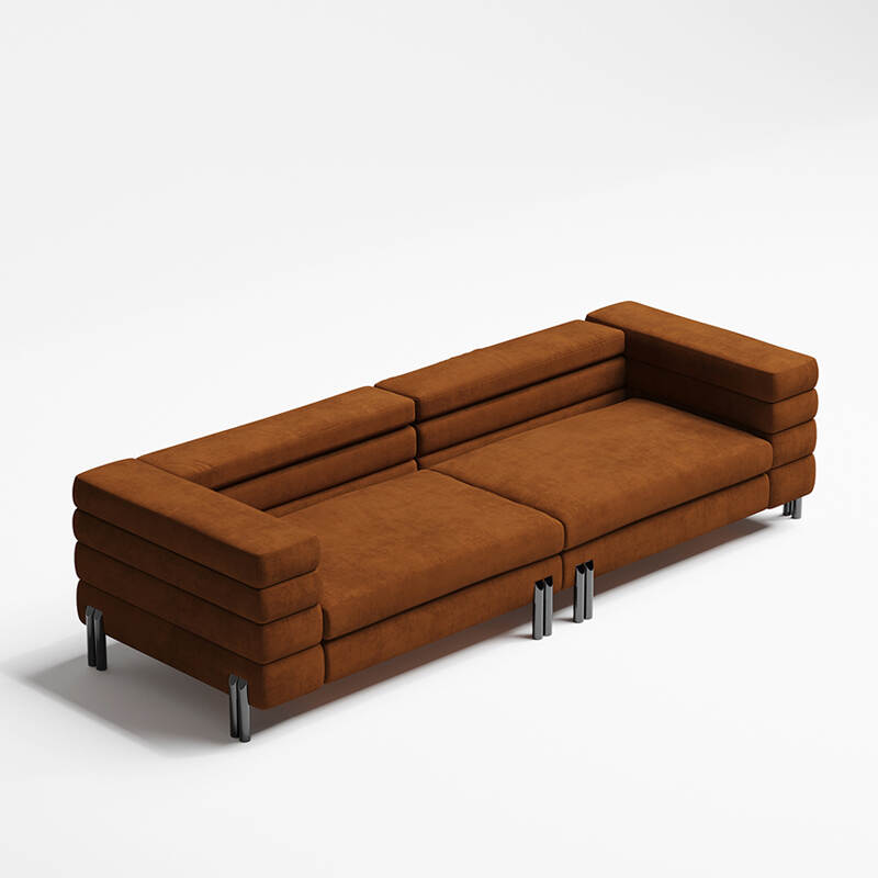 modern design villa apartment velvet sofa