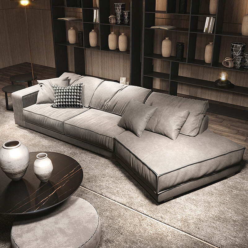 Italian new modern design  velvet fabric sofa
