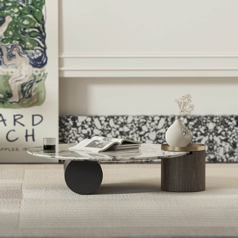 Modern Simple and Luxury Natural Marble coffee table table