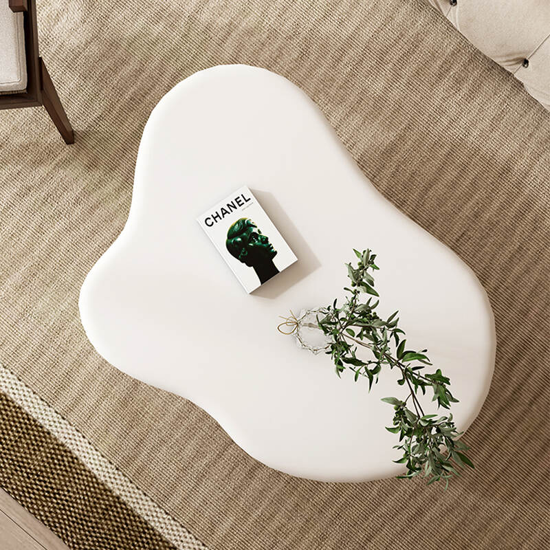 Living Room centre Cream Style Cloud Wood Coffee Table